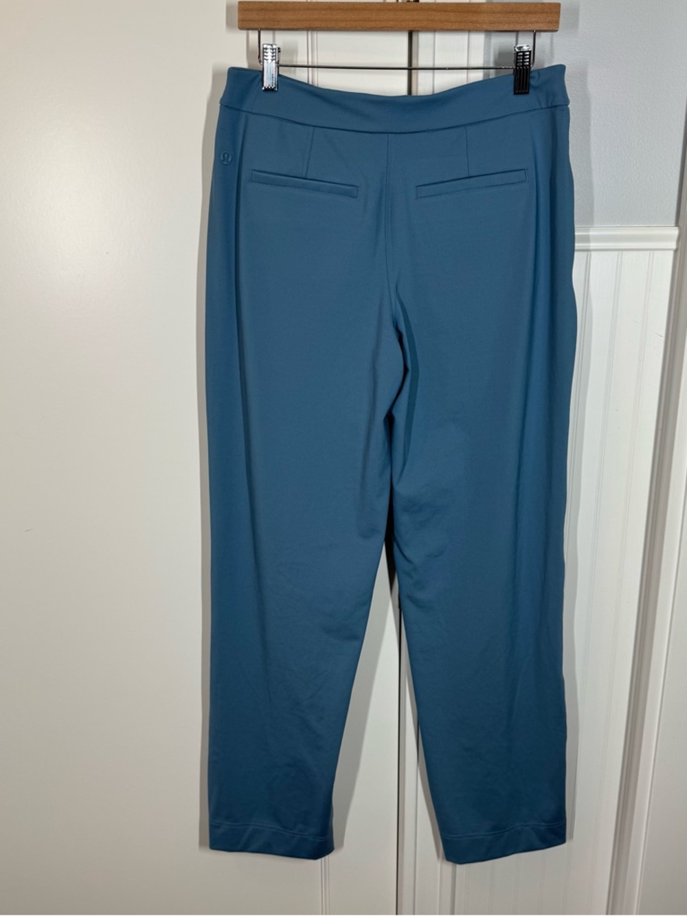 Lululemon Luxtreme Straight-Leg Mid-Rise Pants Trouser Utility Blue Travel City - Picture 5 of 10